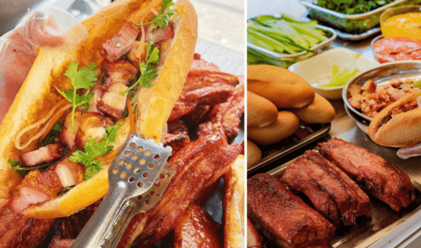 Bánh mì heo quay Đà Nẵng - quán cô Tuyết