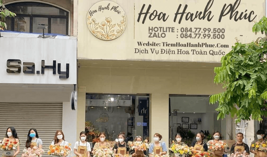 Cửa hàng hoa Đà Nẵng - Cửa hàng hạnh phúc