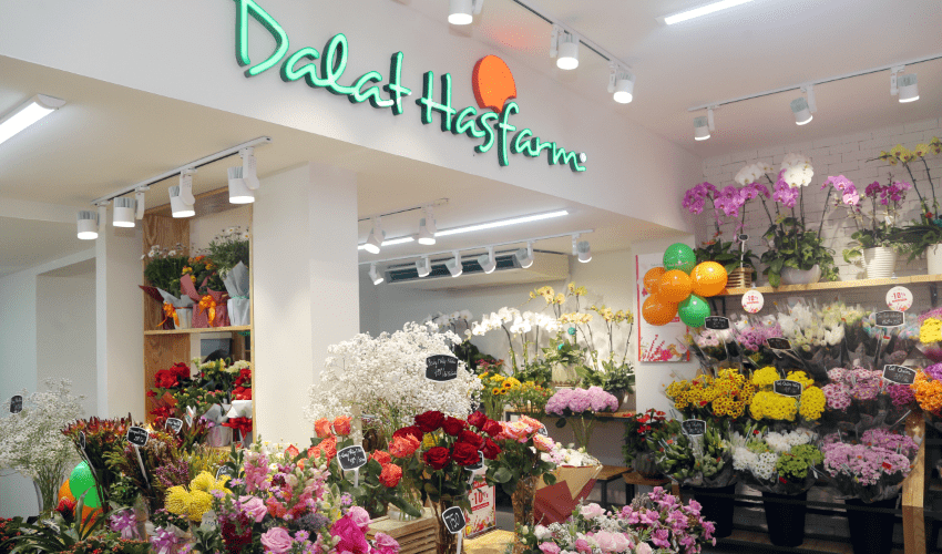 Cửa hàng hoa Đà Nẵng Dalat Hasfarm