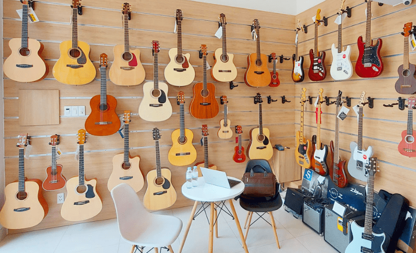 Cửa hàng bán nhạc cụ Guitar Shop Nguyễn Duy Khoái